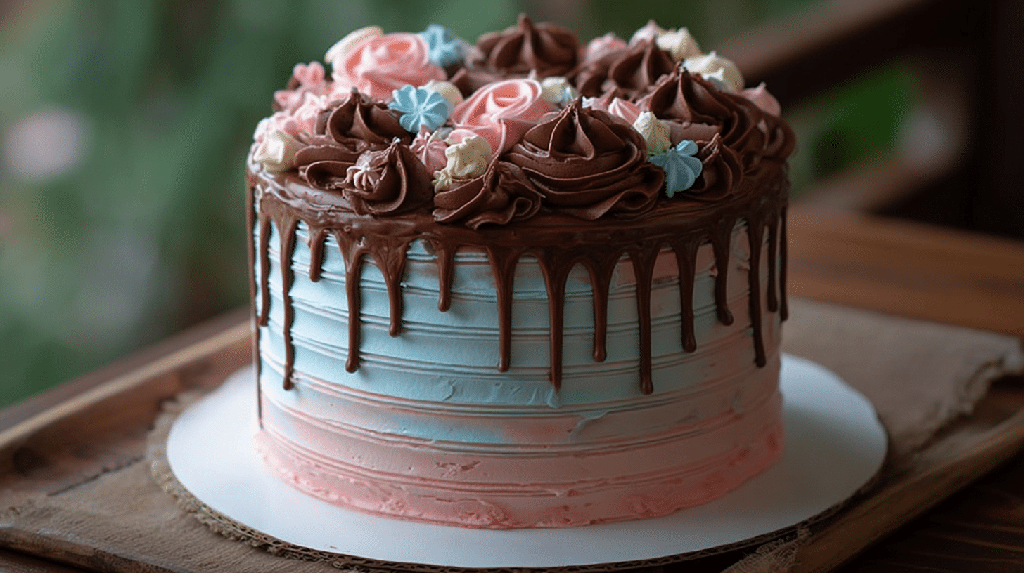 Aesthetic Birthday Cake