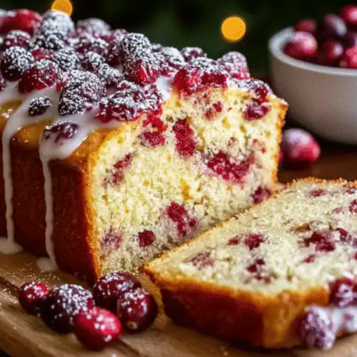 Cranberry Pound Cake