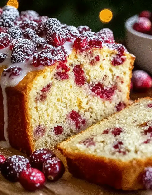 Cranberry Pound Cake
