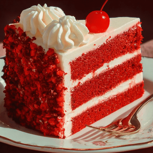 Red Cake Aesthetic