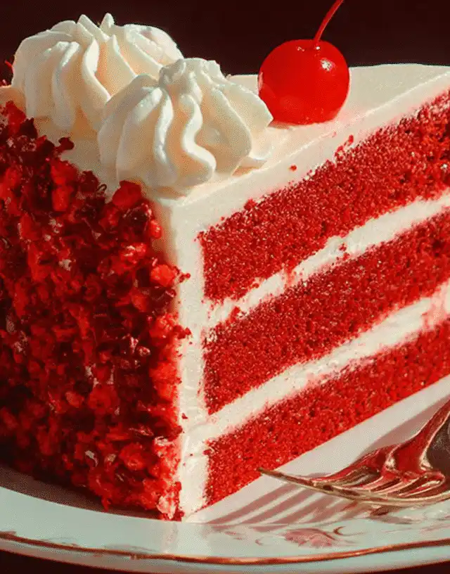 Red Cake Aesthetic