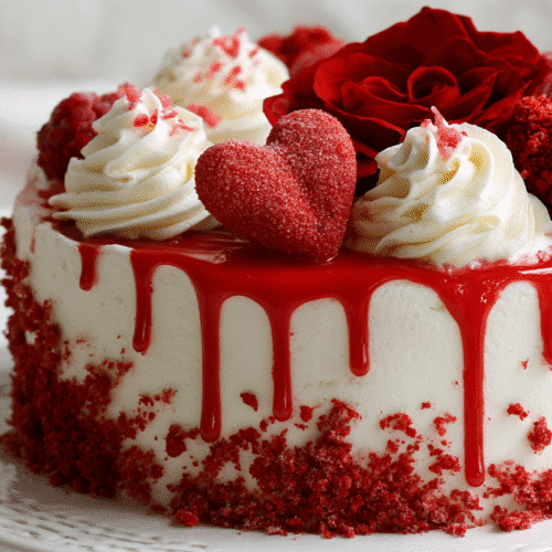 Red Velvet Cake Decoration