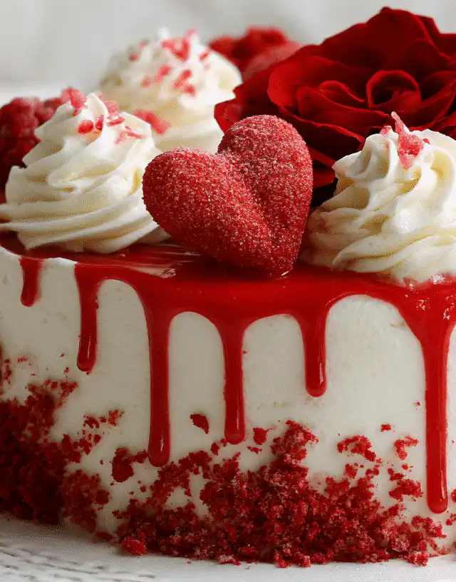 Red Velvet Cake Decoration