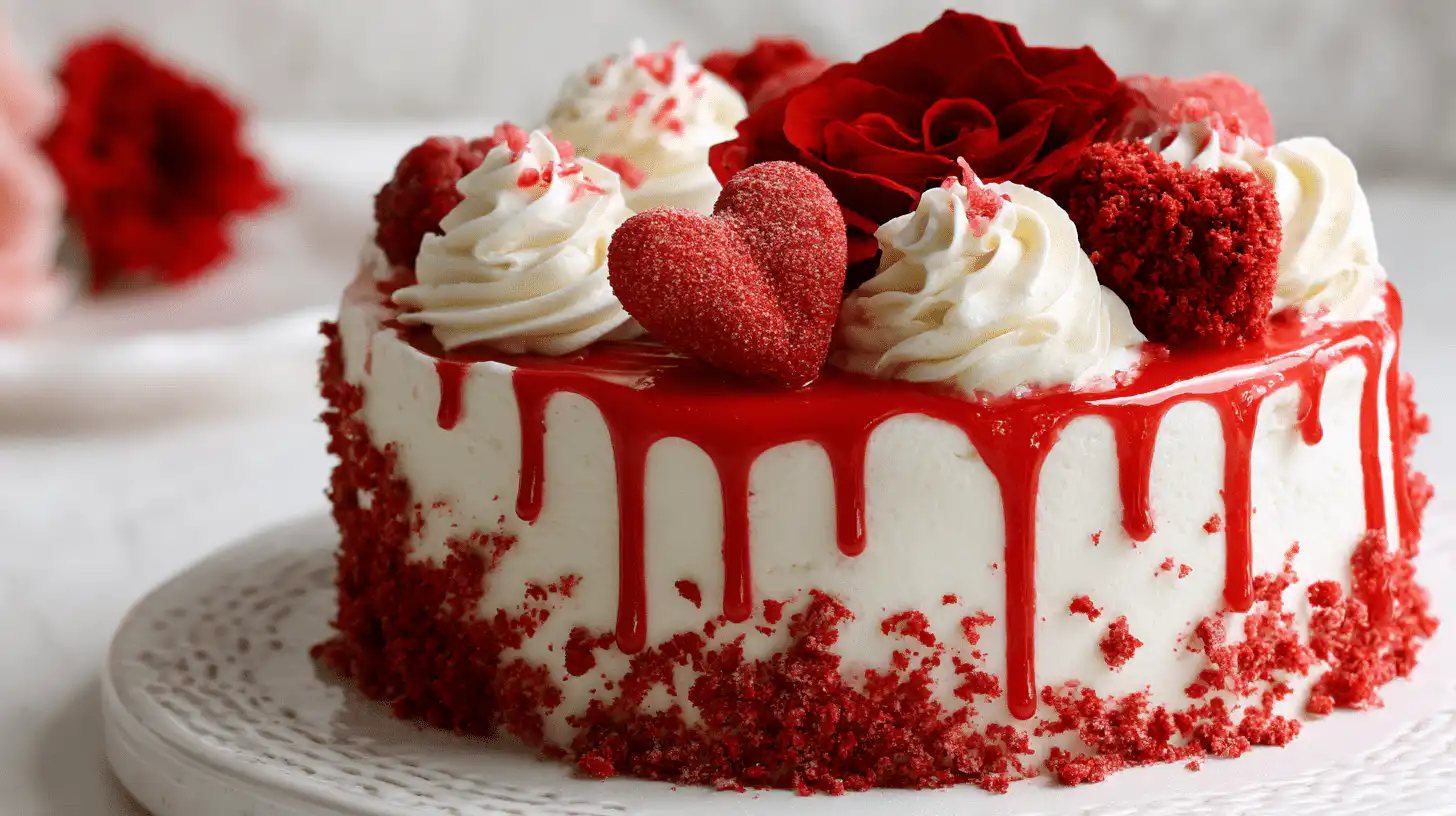 Red Velvet Cake Decoration