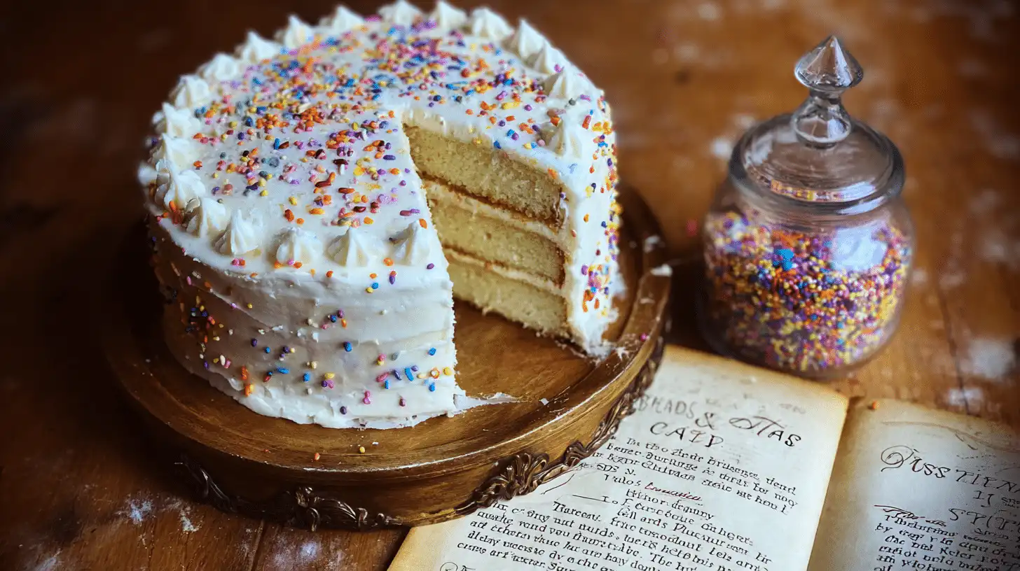 Make a Old Fashioned Vanilla Birthday Cake Recipe from Scratch