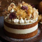 rustic fall cake decorations