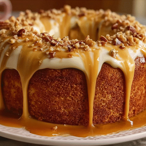 Sweet Potato Honey Bun Cake