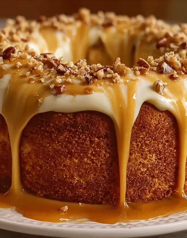Sweet Potato Honey Bun Cake