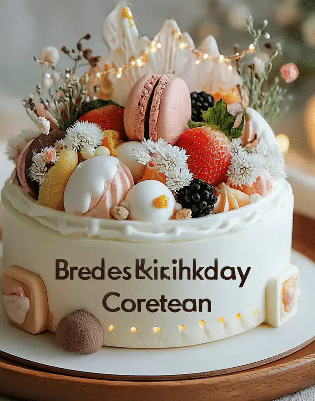 Birthday Cake Korean