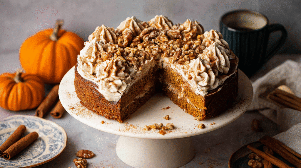 vegan pumpkin coffee cake