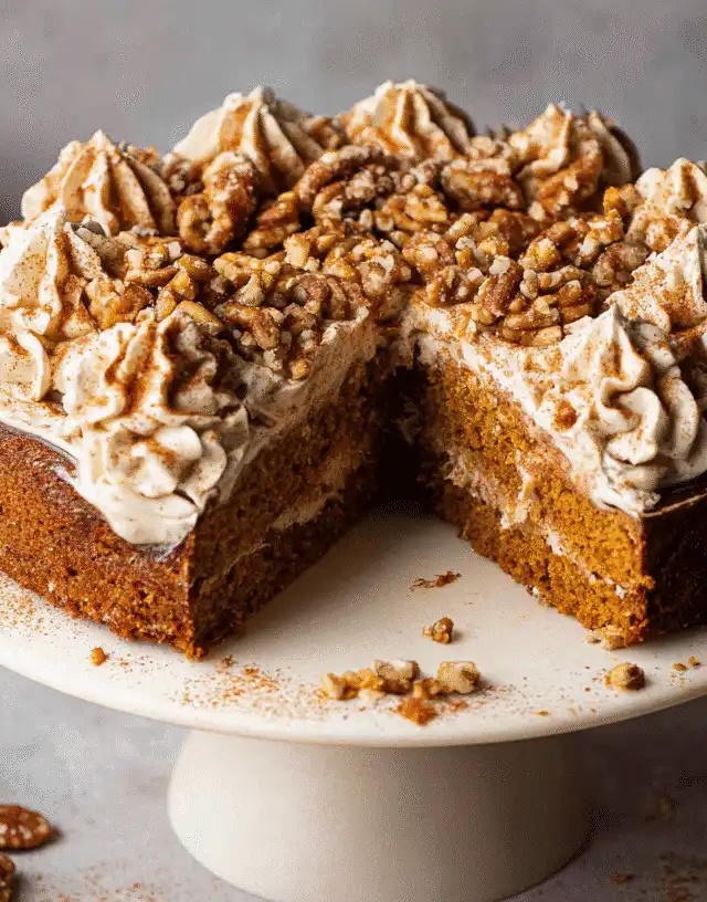 vegan pumpkin coffee cake