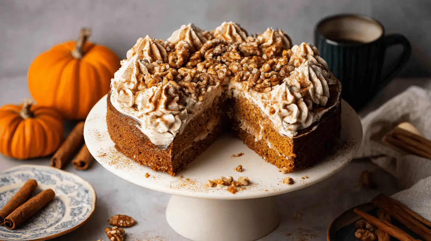 vegan pumpkin coffee cake