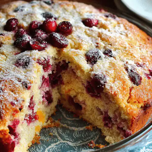 cranberry orange buttermilk breakfast cake