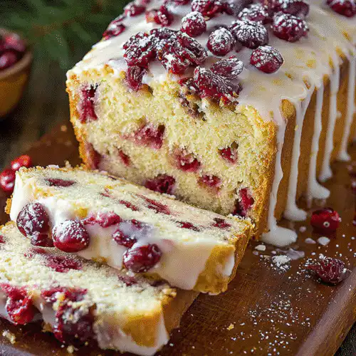 christmas cranberry pound cake