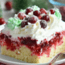 Christmas cranberry poke cake recipes 2025