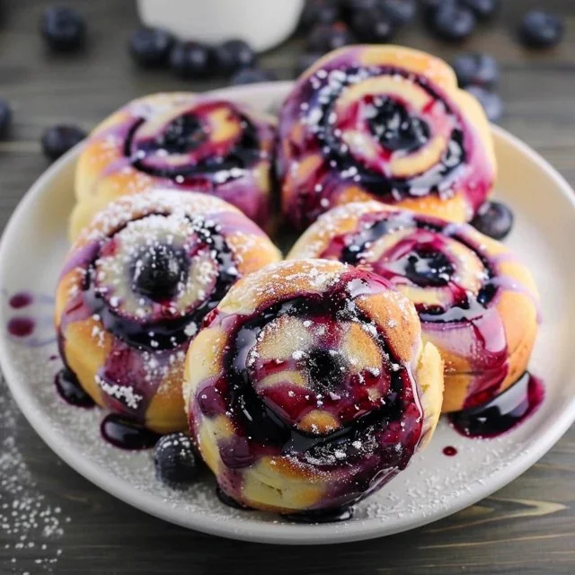 bilberry-wild-blueberry-buns-2026-03-30-142738 Bilberry Wild Blueberry Buns fresh out of the oven, showcasing their rich color and texture.