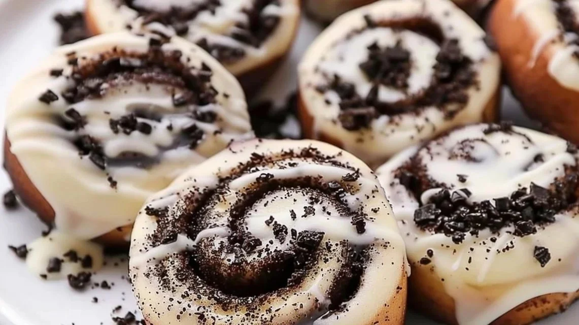 Cookies and Cream Cinnamon Rolls 2 Cookies and Cream Cinnamon Rolls