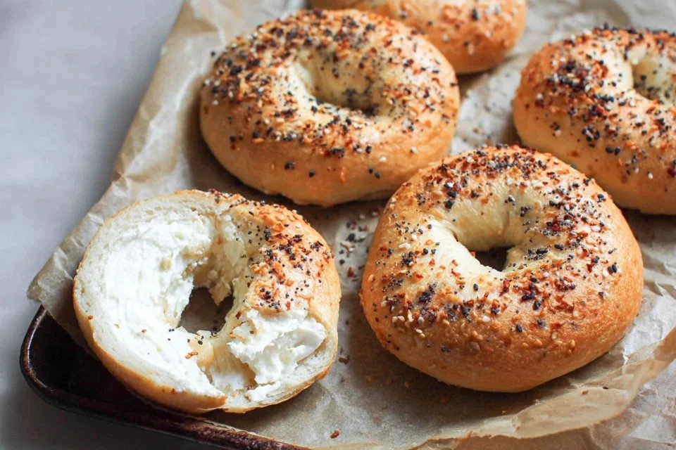 The Easy 2-Ingredient Greek Yogurt Bagels
