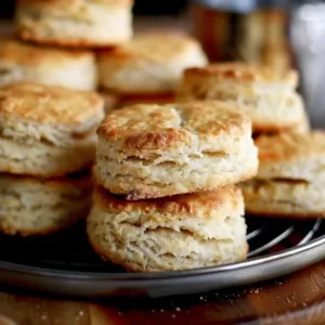Easy Sourdough Discard Biscuits 3 Fluffy easy sourdough discard biscuits fresh out of the oven