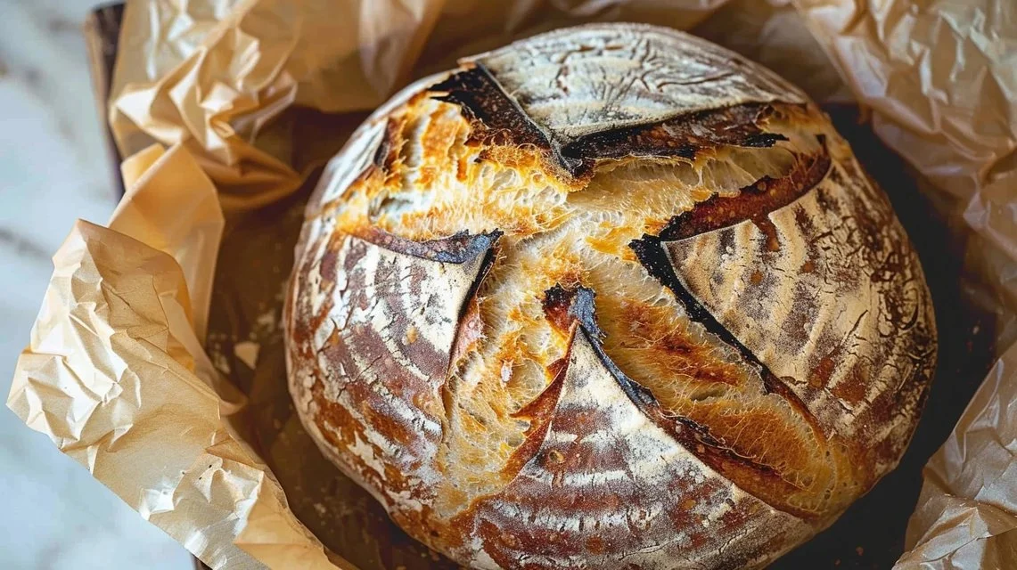 Homemade Artisan Sourdough Bread Recipe