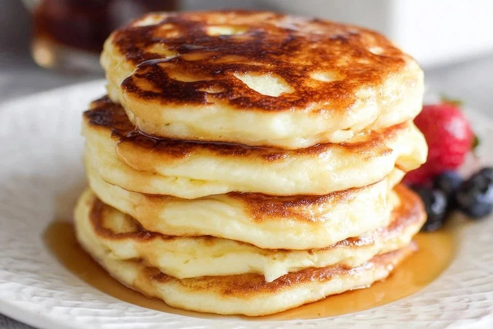 The Fluffiest Greek Yogurt Pancakes