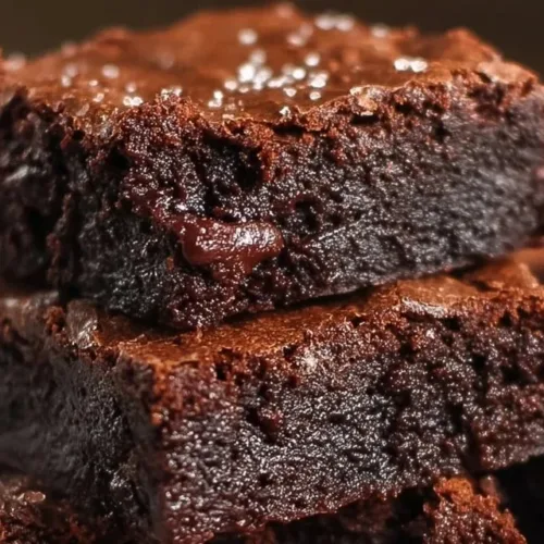 Fudgy sourdough brownies made with sourdough discard.