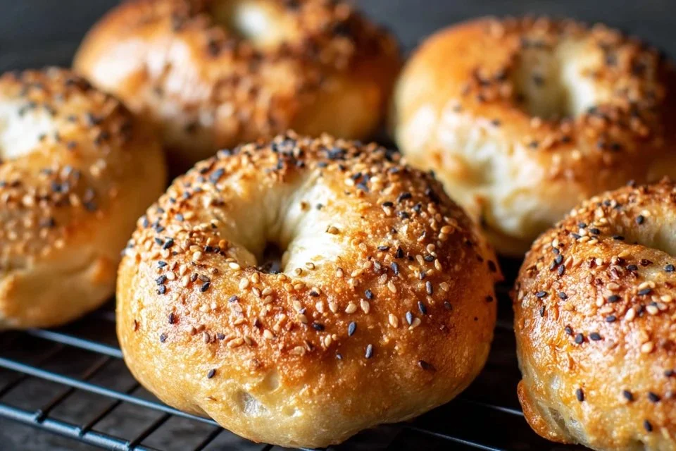 Greek Yogurt Protein Bagels