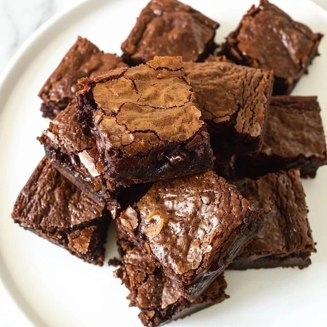 Easy One Bowl Fudgy Cocoa Brownies