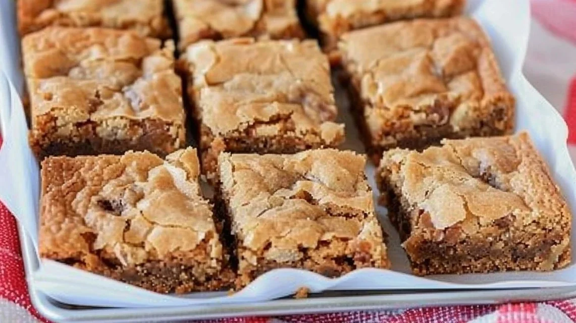Homemade Blondie Brownies 2 Homemade Blondie Brownies