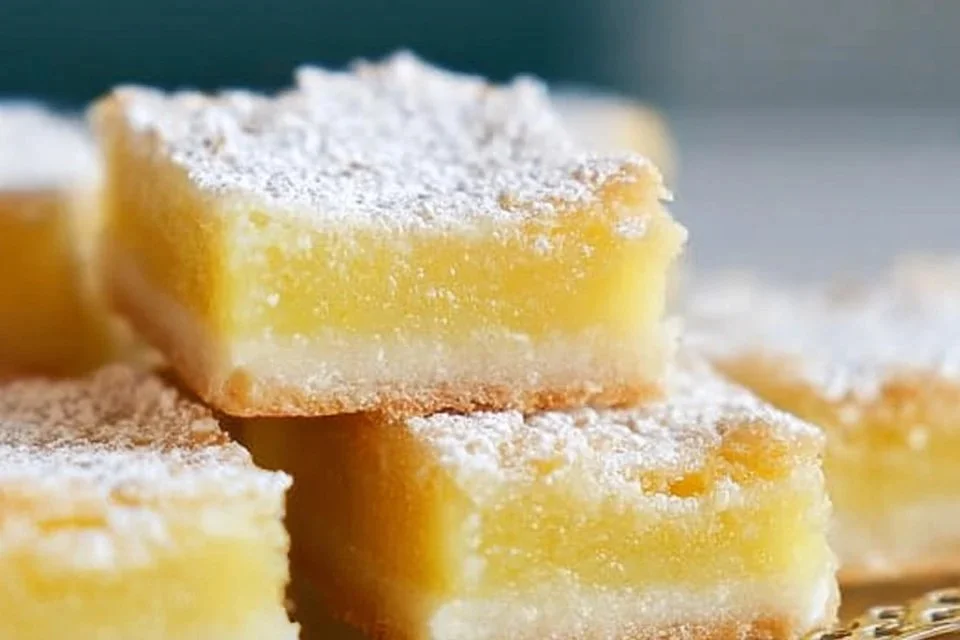 Delicious Pioneer Woman lemon bars with a tangy lemon filling and buttery crust.