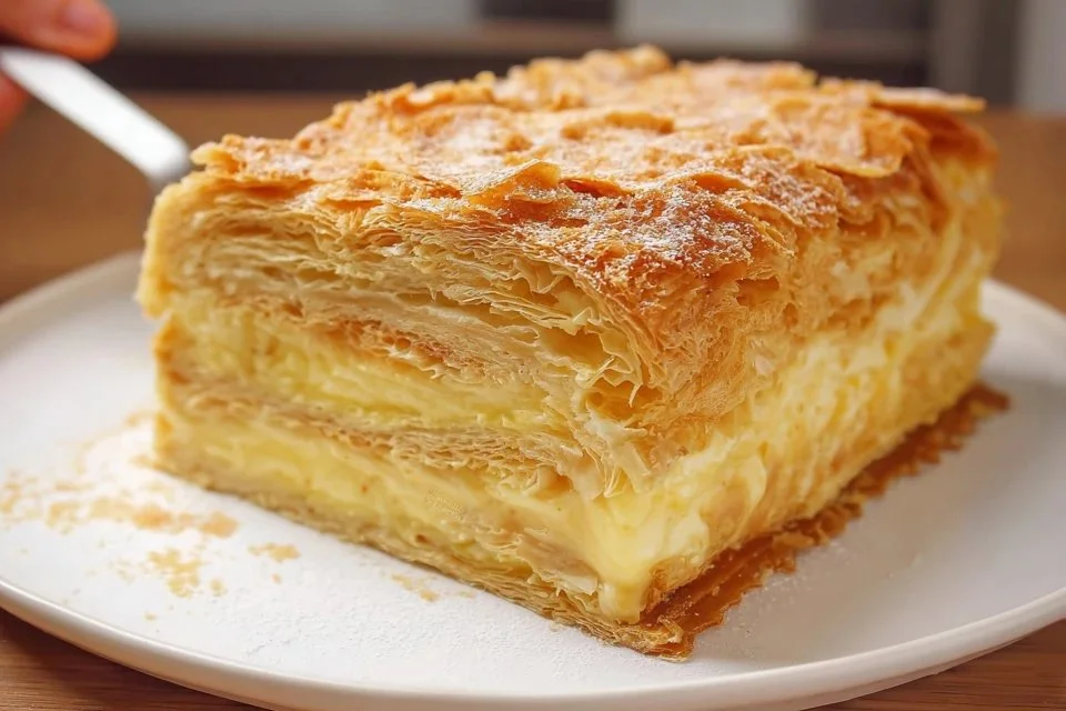 The Puff Pastry Custard Cake Everyone Is Baking