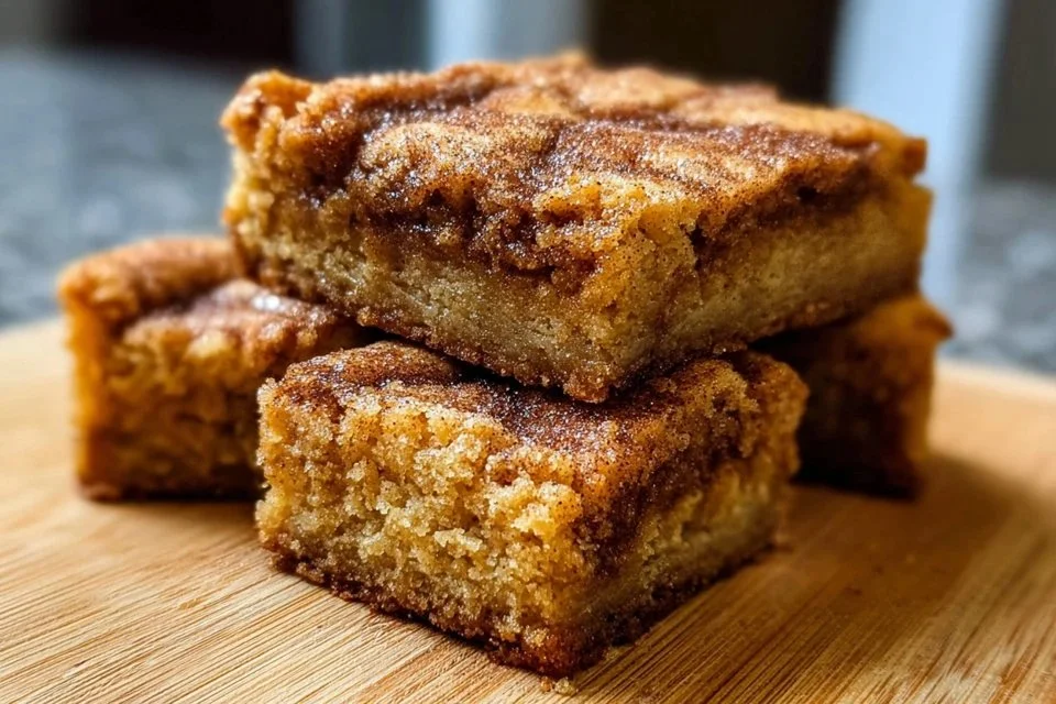 Snickerdoodle Blondies