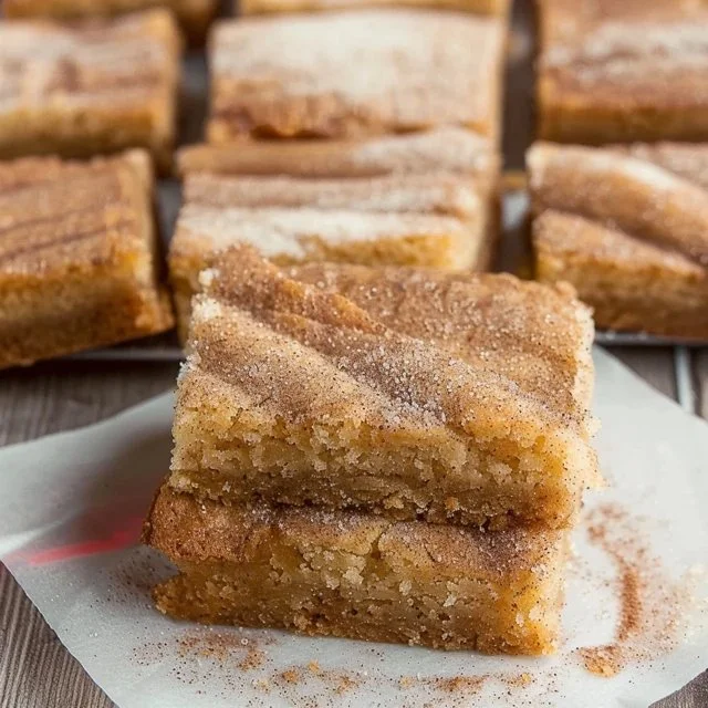 Snickerdoodle Blondies