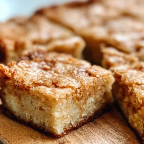Delicious homemade sourdough blondies made from sourdough discard.