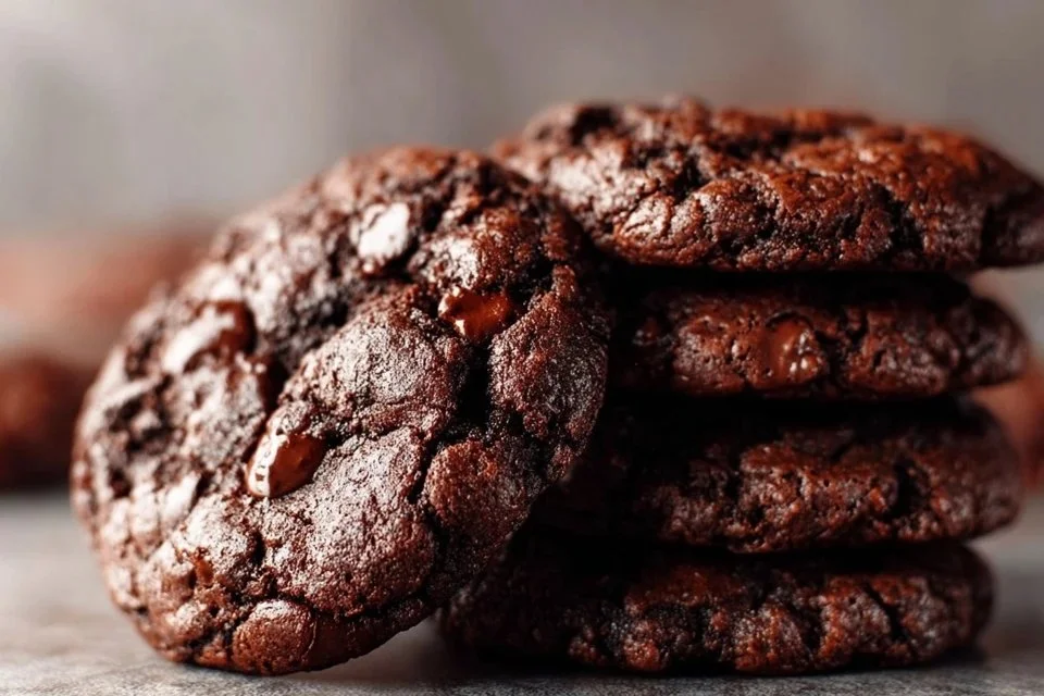 Delicious sourdough brownie cookies made with sourdough discard, featuring rich chocolate flavor.