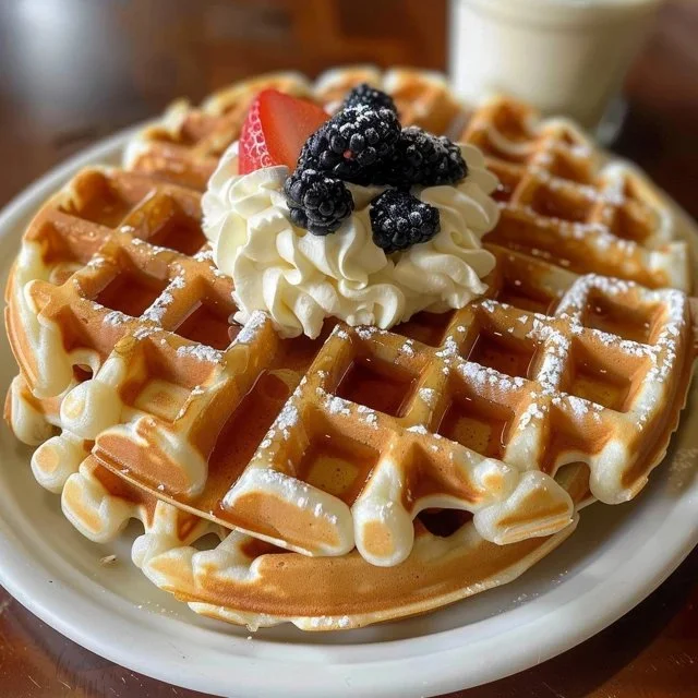 Sourdough Discard Waffles