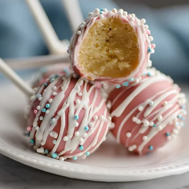 Delicious Starbucks cake pops in various flavors served on a dessert table.