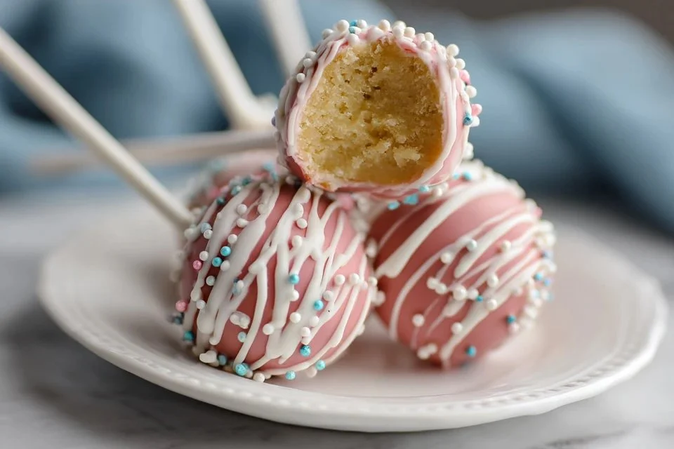 Delicious Starbucks cake pops in various flavors served on a dessert table.