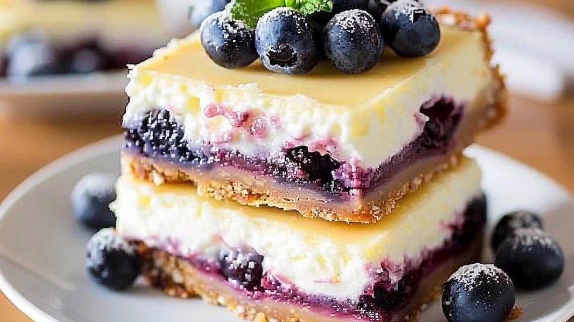 Blueberry Cheesecake Bars