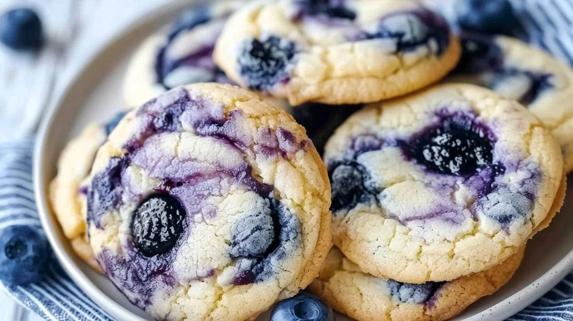 Blueberry Cheesecake Cookies