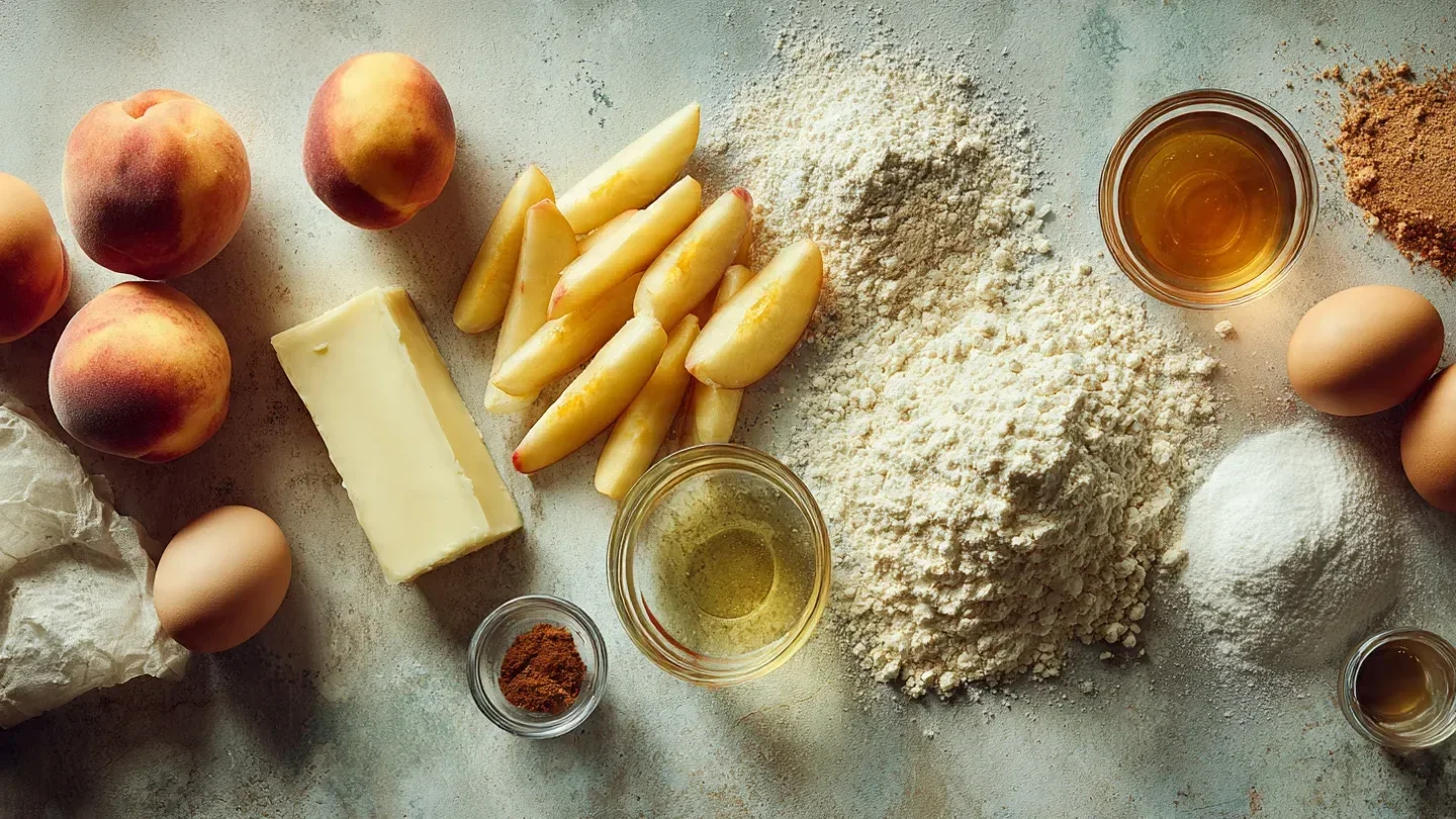 bourbon peach upside down cake 2026 04 09 205815 Bourbon Peach Upside-Down Cake