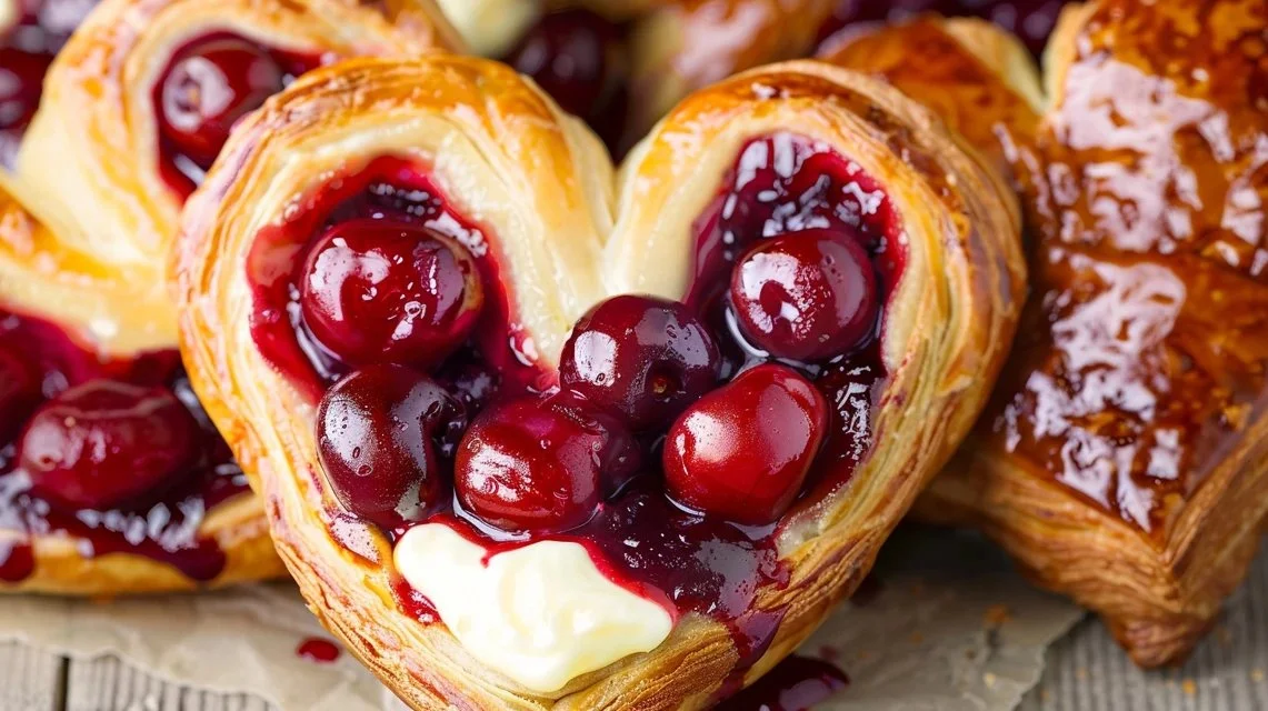 Cherry Cheese Danish