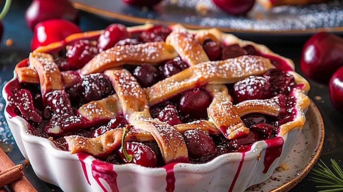 Cherry Pie Cinnamon Bake