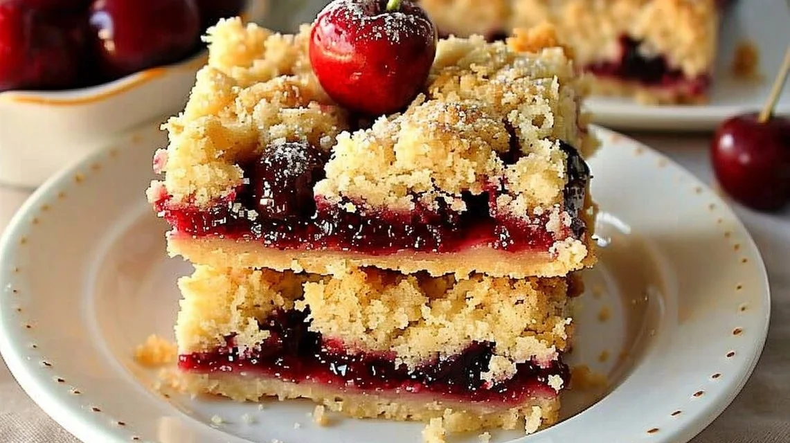 Cherry Pie Crumb Bars 2 Cherry Pie Crumb Bars