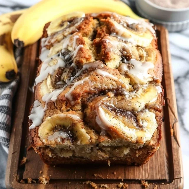 cinnamon-swirl-banana-bread-2026-04-04-110419 Homemade cinnamon swirl banana bread on a wooden table