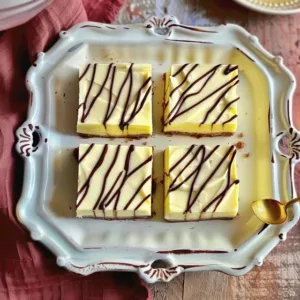 Delicious homemade Custard Slice on a plate