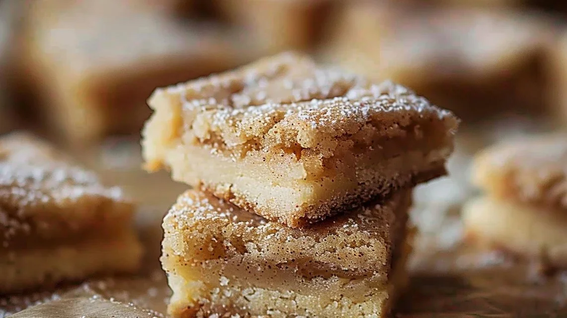 Easy Cinnamon Sugar Blondies