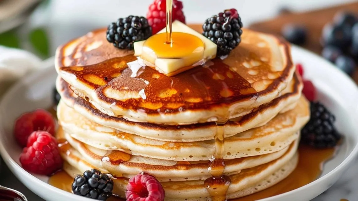 Fluffy Sourdough Discard Pancakes