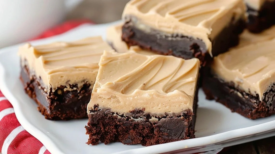 Frosted Coffee Brownies