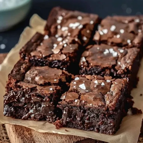 Fudgy brownies made with sourdough discard